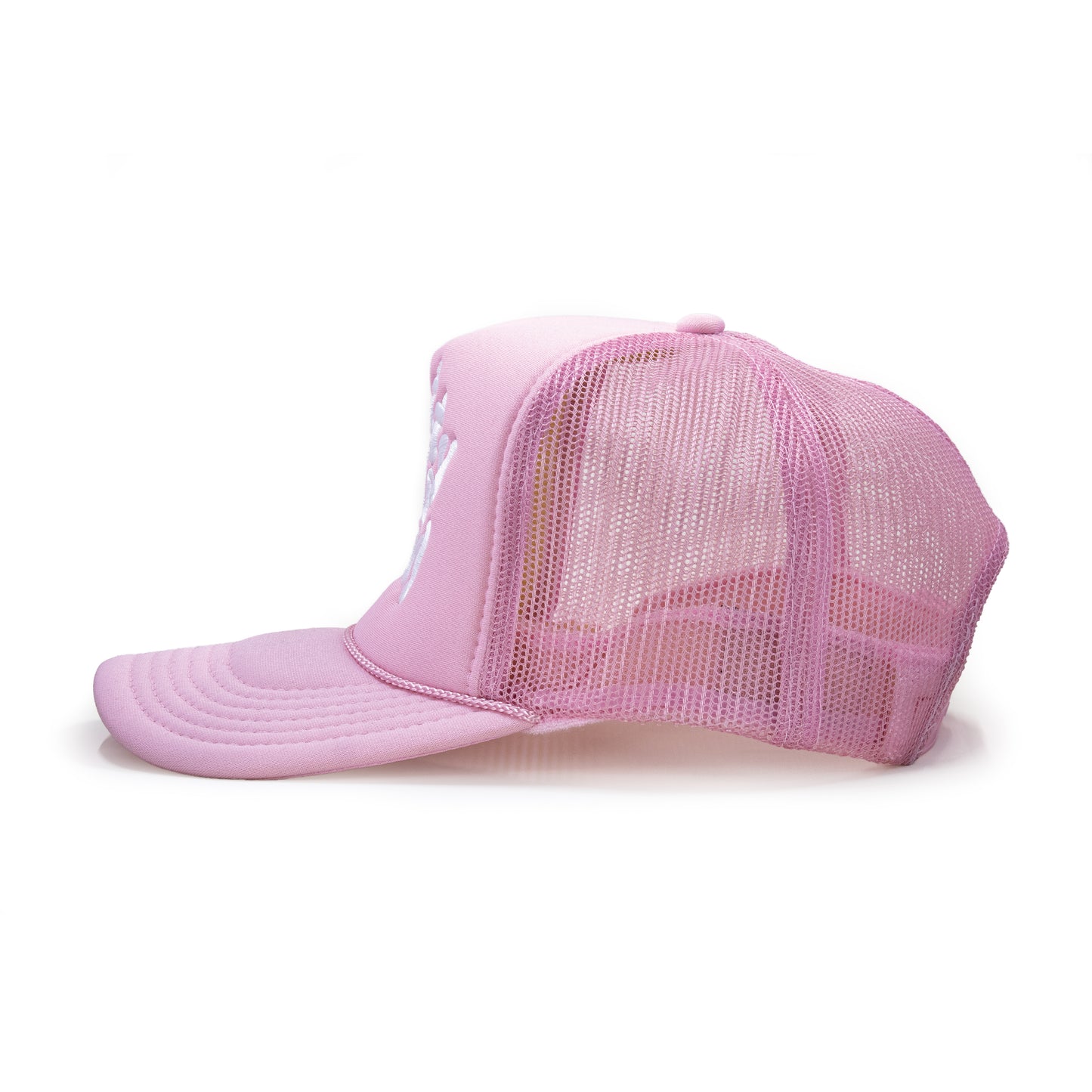 Pretty Girls Pray Trucker Hat | Pink and White